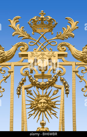 Versailles Roi Soleil Symbol Paris Frankreich Stockfoto