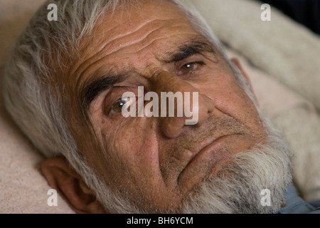 Psychisch kranke Patienten in Marastoon Klinik des afghanischen roten Halbmonds in Kabul-Afghanistan Stockfoto