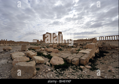 Der Tempel des Bel, Palmyra, Syrien Stockfoto