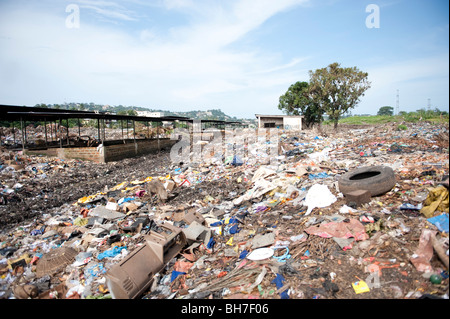 Kingtom Bomeh Müllkippe. Freetown in Sierra Leone Stockfoto