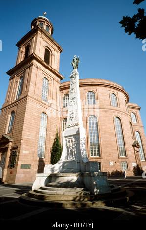 5. August 2009 - Paulskirche (Str. Pauls Kirche) in der deutschen Stadt Frankfurt. Stockfoto