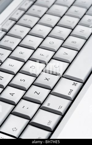 Apple Laptop Tastatur Nahaufnahme Ernte Stockfoto