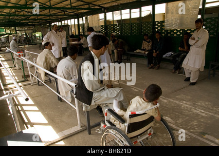 ICRC laufen orthopädische Klinik in Kabul Behandlung von Landminen Opfer Stockfoto