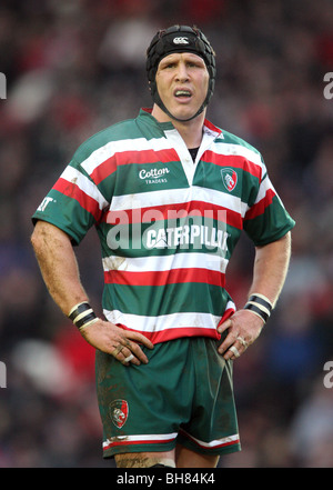 BEN WALD LEICESTER TIGERS RU WELFORD ROAD LEICESTER ENGLAND 16.01.2010 Stockfoto