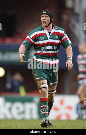 BEN WALD LEICESTER TIGERS RU WELFORD ROAD LEICESTER ENGLAND 16.01.2010 Stockfoto