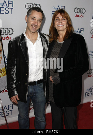 ANTHONY FABIAN JOANNA CASSIDY DIREKTOR & SCHAUSPIELERIN HOLLYWOOD LOS ANGELES CA USA 11.03.2008 Stockfoto