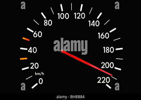 Ein Tachometer Stockfoto