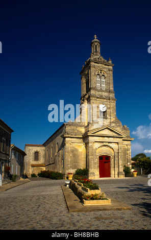 Saint Estephe Gironde Frankreich Kirche Saint Etienne Außenansicht Stockfoto