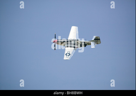 P-40E WarHawk Jagdflugzeug im Mid-Atlantic Air Museum des zweiten Weltkriegs Wochenende und Reenactment in Reading, Pennsylvania statt 18. Juni 2008 Stockfoto