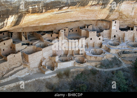 Cliff Palace Mesa Verde Nationalpark Colorado USA Stockfoto
