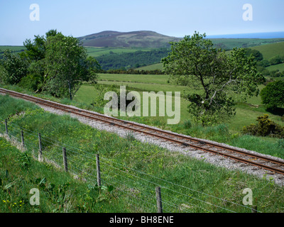 Lynton und Barnstaple schmale Lehre Eisenbahn Stockfoto