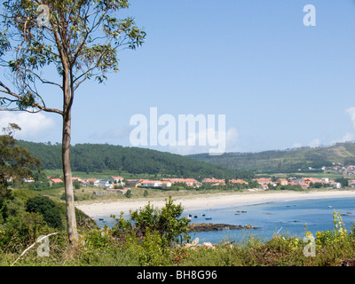 Strand von Finisterre, Galicien - das Ende des Camino de Santiago Stockfoto