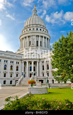 Kapitol von Wisconsin, Madison, Wisconsin Stockfoto