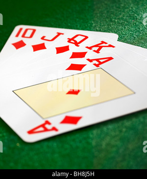Spielkarten Stockfoto
