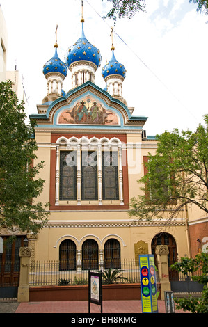Buenos Aires Argentinien San Telmo Iglesia Ortodoxa Rusa Kirche orthodoxen russischen Stockfoto