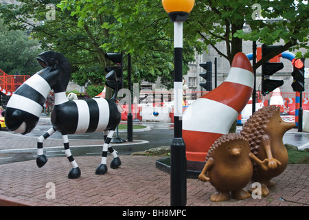 Alton Towers Resort, Freizeitpark, Staffordshire, UK Stockfoto