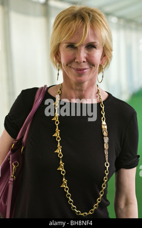 Trudie Styler Schauspielerin und Filmproduzent Hay Festival 2009 abgebildet. Stockfoto