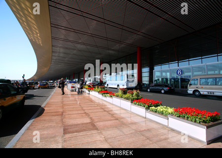 Terminal 3 am Flughafen Peking, China Stockfoto