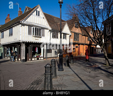 Curson Lodge, mittelalterliche Inn, Silent Street, Ipswich, Suffolk, England Stockfoto