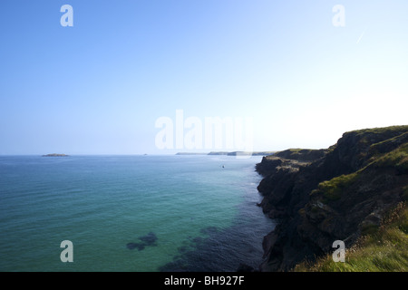 Blick auf die Küste Stockfoto