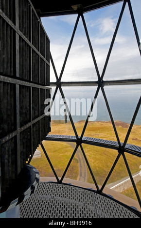Blick vom Mull of Galloway Leuchtturm in Dumfries und Galloway im Südwesten Schottland UK Baujahr 1830 von Robert Stevenson Stockfoto