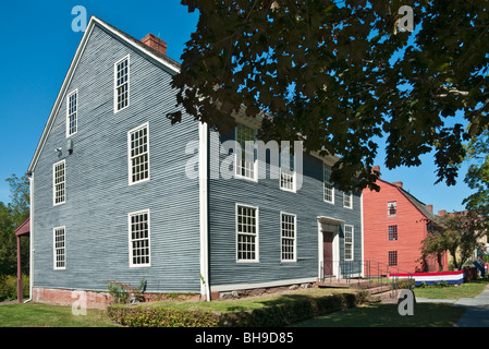 Connecticut Old Town Wethersfield National Historic Site Silas Deane House gebaut 1776 Stockfoto