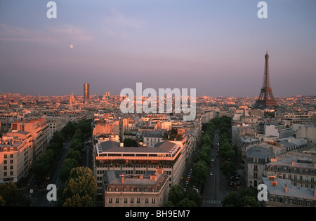 Skyline von Paris, Paris, Frankreich Stockfoto