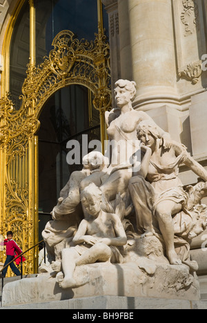 Petit Palais, Eingang, Paris Frankreich Stockfoto