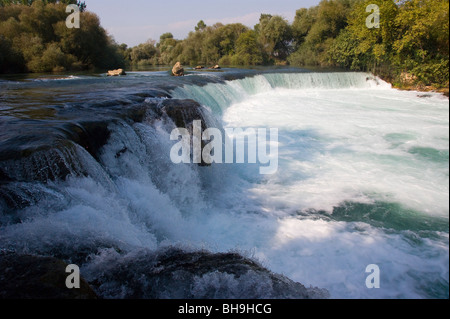 Manavgat Wasserfall in der Südtürkei im Mittelmeer in der Nähe von Antalya Stockfoto