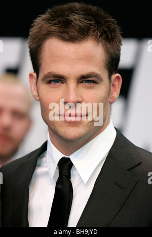 CHRIS PINE STAR TREK PREMIERE SONY CENTER BERLIN Deutschland 16. April 2009 Stockfoto