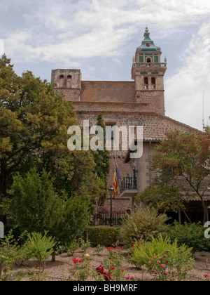 La Cartuja, Kloster in Valldemossa, kleine und schöne Stadt von Mallorca (Mallorca, Islas Baleares) Stockfoto