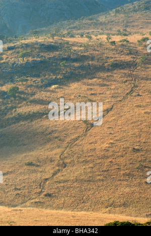 Die Chimanimani Berge auf Simbabwes Eastern Highlands bieten einige der spektakulärsten Berglandschaften in Afrika Stockfoto