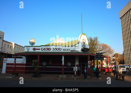 Afrika Bulawayo Matobo Street Simbabwe Stockfoto