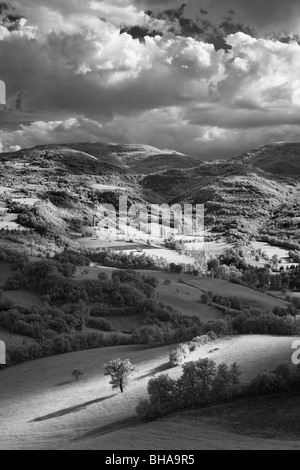 die Valnerina nr Preci, Umbrien, Italien Stockfoto