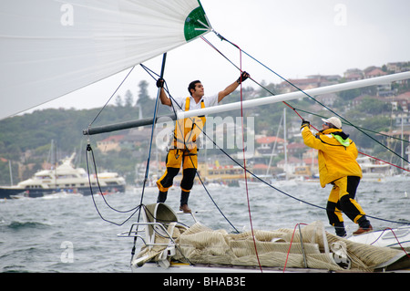 SYDNEY, Australien - Sydney, Australien - 2009 Rolex Sydney Harbour Yacht Race im Hafen von Sydney Stockfoto