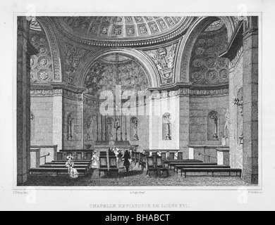 Chapelle Expiatoire de Louis XVI. Stockfoto