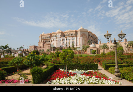Das Emirates Palace in Abu Dhabi, Vereinigte Arabische Emirate Stockfoto