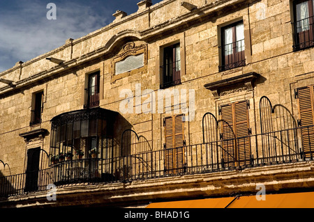 Antigua Audencia y Carcel (das alte Gericht und Gefängnis), Plaza Mayor, Ciudad Rodrigo, Kastilien und Leon, Spanien Stockfoto