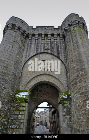 St-Jacques-Tor in Parthenay Deux-Sèvres Poitou Charentes Frankreich Stockfoto