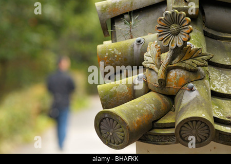 Wasser-Aquädukt von Lake Biwa-Ko durch Nanjenji Tempel Bezirke, Kyoto JP Stockfoto