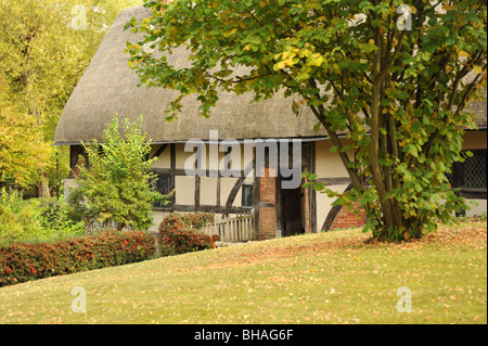 Shakespeares Freundin, Anne Hathaway und späteren Ehefrau, ihr Ferienhaus in Shottery vor den Toren Stratford-upon-Avon Stockfoto