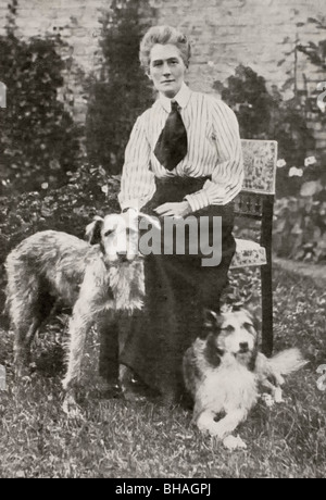 Edith Louisa Cavell, 1865 bis 1915. Britische Krankenschwester und humanitäre Hilfe im ersten Weltkrieg hingerichtet. Stockfoto