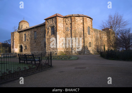 Colchester Castle im winter Stockfoto