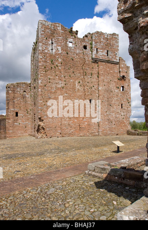 Brougham Castle in der Nähe von Penrith England Stockfoto