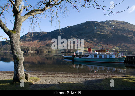 Glenridding Pier Lady Lake Ullswater Lake District National park Cumbria England uk gb Stockfoto