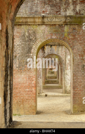 Wasser-Aquädukt von Lake Biwa-Ko durchzogen nanzen Tempel Bezirke, Kyoto JP Stockfoto