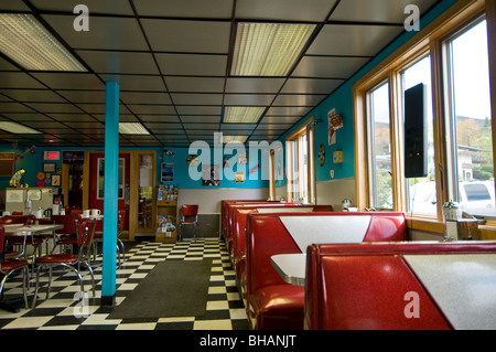 Retro-Stil der 1950er-Diner, New York State, USA Stockfoto