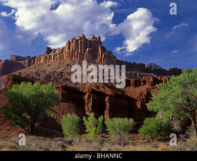 UTAH - das Schloss im Capitol Reef National Park. Stockfoto