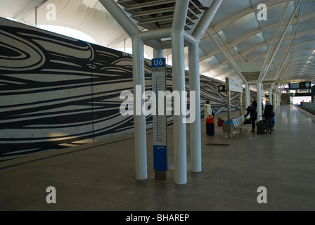 Fröttmaning U-Bahnstation München Bayern Deutschland Europa Stockfoto