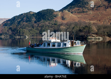 Glenridding Pier Lady Lake Ullswater Lake District National park Cumbria England uk gb Stockfoto